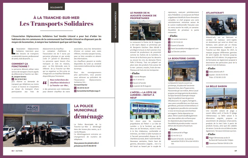 Article La Tranche-Sur-Mer magazine 2022 (2)